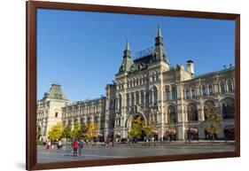 Exterior of the GUM Department Store, Moscow, Russia, Europe-Miles Ertman-Framed Photographic Print