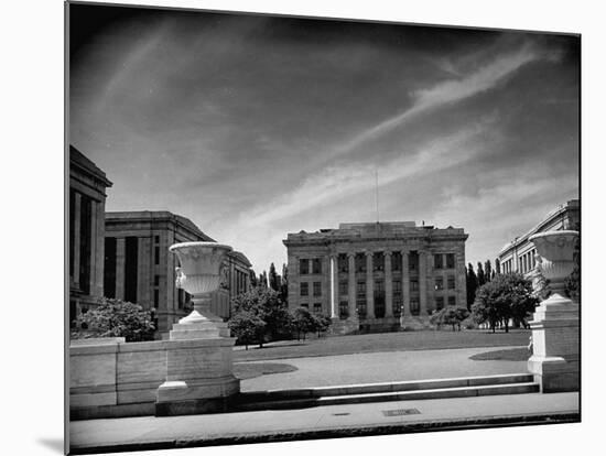Exterior of the Harvard Medical School-Hansel Mieth-Mounted Photographic Print
