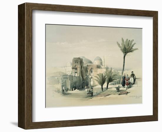 Exterior of the Holy Sepulchre-David Roberts-Framed Giclee Print