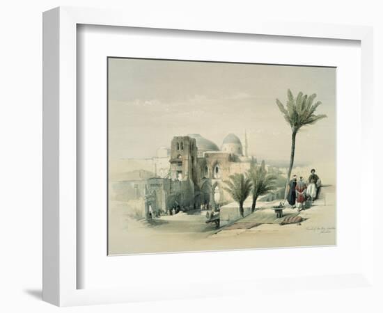 Exterior of the Holy Sepulchre-David Roberts-Framed Giclee Print