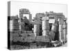 Exterior of the Hypostyle Hall, Temple of Amun-Re, Karnak, Egypt, 1878-null-Stretched Canvas