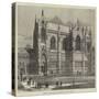 Exterior of the Keble College Memorial Chapel at Oxford-null-Stretched Canvas