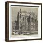 Exterior of the Keble College Memorial Chapel at Oxford-null-Framed Giclee Print