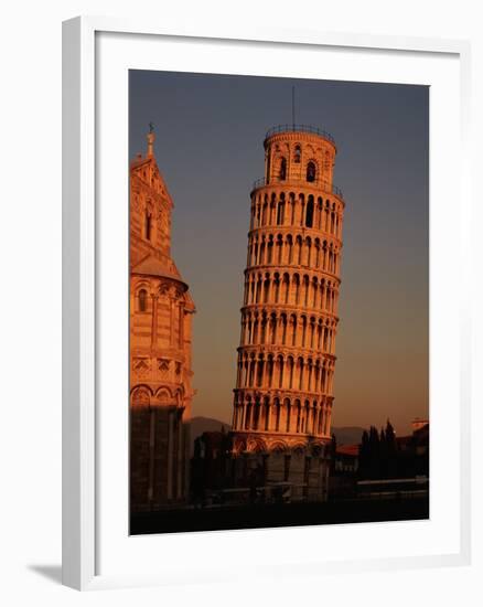 Exterior of the Leaning Tower of Pisa-Richard Hamilton Smith-Framed Photographic Print