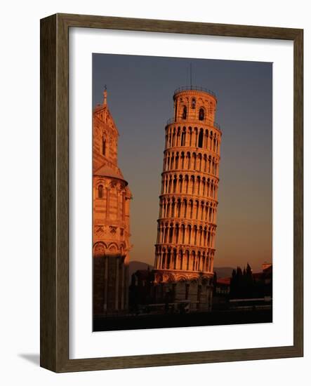 Exterior of the Leaning Tower of Pisa-Richard Hamilton Smith-Framed Photographic Print