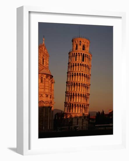 Exterior of the Leaning Tower of Pisa-Richard Hamilton Smith-Framed Photographic Print