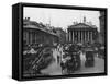 Exterior of the London Royal Exchange and Bank of England-null-Framed Stretched Canvas