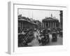 Exterior of the London Royal Exchange and Bank of England-null-Framed Photographic Print