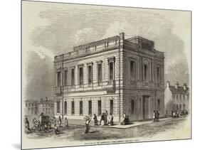 Exterior of the Manchester Free Library-null-Mounted Giclee Print