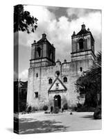 Exterior of the Mission Conception Near San Antonio, also known as the Alamo-Carl Mydans-Stretched Canvas