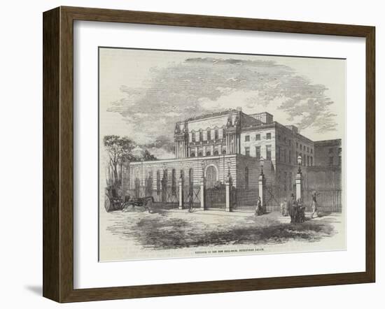 Exterior of the New Ball-Room, Buckingham Palace-null-Framed Giclee Print