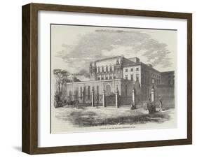 Exterior of the New Ball-Room, Buckingham Palace-null-Framed Giclee Print