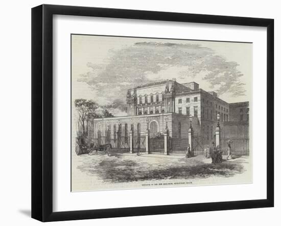 Exterior of the New Ball-Room, Buckingham Palace-null-Framed Giclee Print