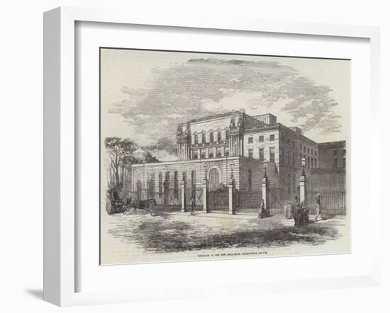 Exterior of the New Ball-Room, Buckingham Palace-null-Framed Giclee Print