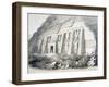 Exterior of the North Temple, Ebsamboul, Nubia, C1850-Augustus Butler-Framed Giclee Print