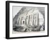 Exterior of the North Temple, Ebsamboul, Nubia, C1850-Augustus Butler-Framed Giclee Print