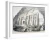 Exterior of the North Temple, Ebsamboul, Nubia, C1850-Augustus Butler-Framed Giclee Print