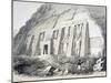 Exterior of the North Temple, Ebsamboul, Nubia, C1850-Augustus Butler-Mounted Giclee Print