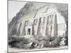 Exterior of the North Temple, Ebsamboul, Nubia, C1850-Augustus Butler-Mounted Giclee Print