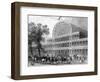 Exterior of the North Transept of the Crystal Palace, London, Built for the Great Exhibition, 1851-null-Framed Giclee Print