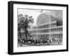 Exterior of the North Transept of the Crystal Palace, London, Built for the Great Exhibition, 1851-null-Framed Giclee Print