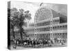 Exterior of the North Transept of the Crystal Palace, London, Built for the Great Exhibition, 1851-null-Stretched Canvas