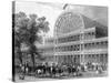 Exterior of the North Transept of the Crystal Palace, London, Built for the Great Exhibition, 1851-null-Stretched Canvas