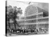 Exterior of the North Transept of the Crystal Palace, London, Built for the Great Exhibition, 1851-null-Stretched Canvas