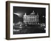 Exterior of the Paris Opera House at Night-null-Framed Photographic Print