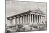 Exterior of the Parthenon in Athens, Greece-null-Mounted Giclee Print