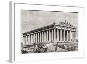 Exterior of the Parthenon in Athens, Greece-null-Framed Giclee Print