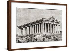 Exterior of the Parthenon in Athens, Greece-null-Framed Giclee Print