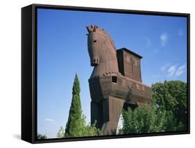 Exterior of the Replica Trojan Horse, Troy, Anatolia, Turkey Minor-Wilson Ken-Framed Stretched Canvas