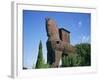 Exterior of the Replica Trojan Horse, Troy, Anatolia, Turkey Minor-Wilson Ken-Framed Photographic Print