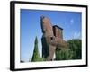 Exterior of the Replica Trojan Horse, Troy, Anatolia, Turkey Minor-Wilson Ken-Framed Photographic Print