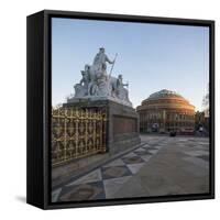 Exterior of the Royal Albert Hall from the Albert Memorial, Kensington, London, England, UK-Ben Pipe-Framed Stretched Canvas