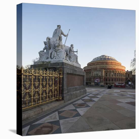 Exterior of the Royal Albert Hall from the Albert Memorial, Kensington, London, England, UK-Ben Pipe-Stretched Canvas