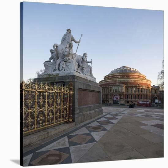 Exterior of the Royal Albert Hall from the Albert Memorial, Kensington, London, England, UK-Ben Pipe-Stretched Canvas