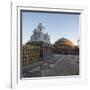 Exterior of the Royal Albert Hall from the Albert Memorial, Kensington, London, England, UK-Ben Pipe-Framed Premium Photographic Print