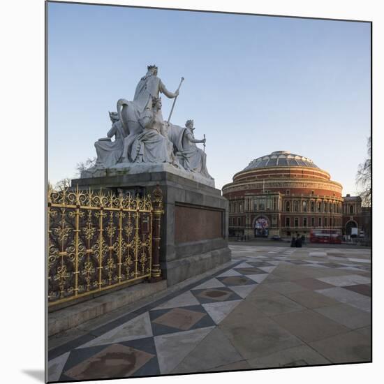 Exterior of the Royal Albert Hall from the Albert Memorial, Kensington, London, England, UK-Ben Pipe-Mounted Premium Photographic Print