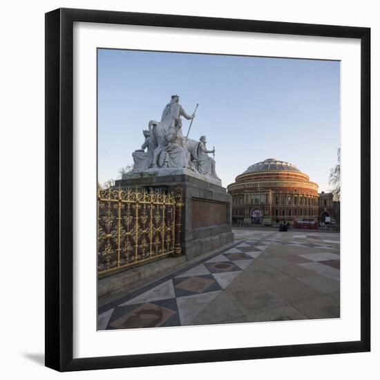 Exterior of the Royal Albert Hall from the Albert Memorial, Kensington, London, England, UK-Ben Pipe-Framed Photographic Print