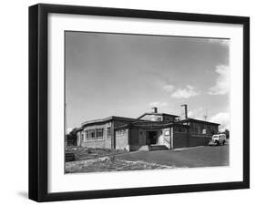 Exterior of the Royston Working Mens Club Barnsley, South Yorkshire, 1962-Michael Walters-Framed Photographic Print