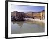 Exterior of the Schloss Schonbrunn, with Fountain and Pool in Front, Vienna-Richard Nebesky-Framed Photographic Print