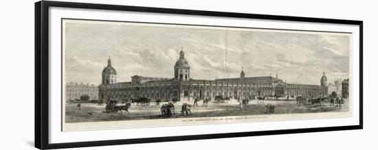 Exterior of the Smithfield New Metropolitan Meat and Poultry Market, London-null-Framed Premium Giclee Print