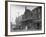 Exterior of Theater after Fire-null-Framed Photographic Print