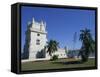 Exterior of Torre De Belem, UNESCO World Heritage Site, Belem, Lisbon, Portugal-Neale Clarke-Framed Stretched Canvas