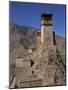 Exterior of Tower at Yumbu Lhakang, the Oldest Dwelling in Tibet, Central Valley of Tibet, China-Alison Wright-Mounted Photographic Print