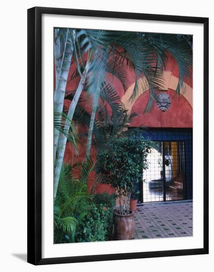 Exterior of Traditional Mexican Architecture, Puerto Vallarta, Mexico-Merrill Images-Framed Premium Photographic Print