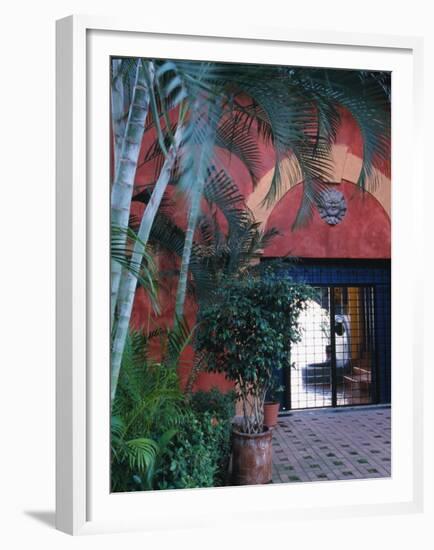 Exterior of Traditional Mexican Architecture, Puerto Vallarta, Mexico-Merrill Images-Framed Premium Photographic Print