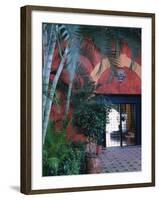 Exterior of Traditional Mexican Architecture, Puerto Vallarta, Mexico-Merrill Images-Framed Premium Photographic Print